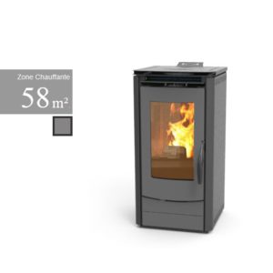 Poêle à granulés (pellets) 1000 Easy 7,5 kW - THERMOROSSI