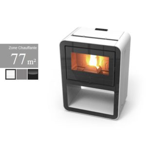 Poêle à granulés (pellets) CUBA 10 canalisable 9,5 kW - THERMOROSSI