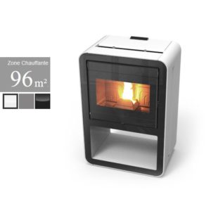 Poêle à granulés (pellets) CUBA 12 canalisable 12 kW - THERMOROSSI