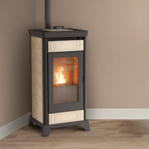 Poêle à granulés (pellets) Kokkola canalisable 10,2 kW - THERMOROSSI