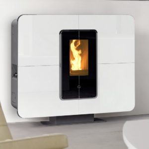 Poêle à granulés (pellets) Slimquadro 11 Thermocomfort canalisable 11,4 kW - THERMOROSSI